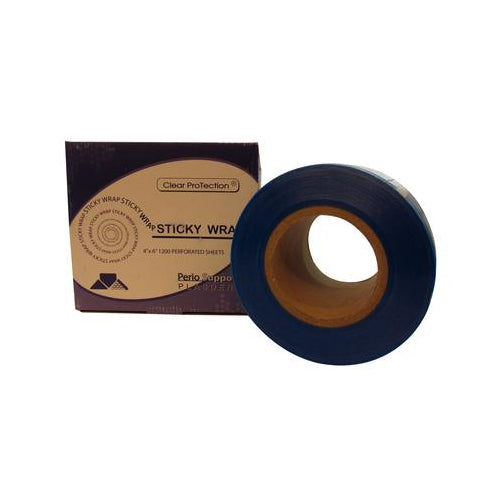 Plasdent PS1250B Stickywrap Barrier Film Sheets Easy Peel 4 Plasdent PS1250B Stickywrap Barrier Film Sheets Easy Peel 4